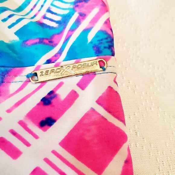 ZeroXposur Multi-colored Print Swimset Girl's size 7 - Picture 7 of 10